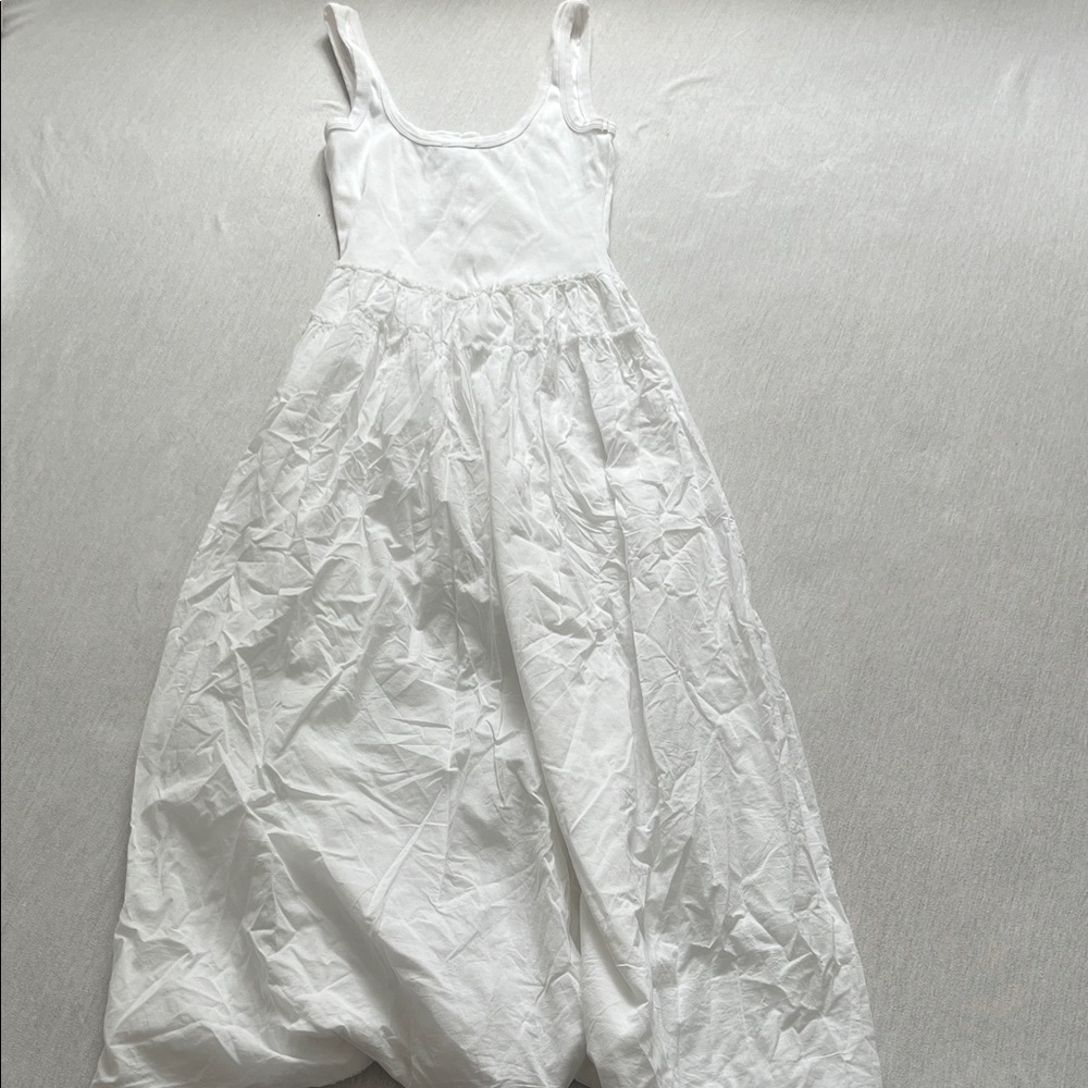 NWT, ASOS White Button-Front Maxi Dress, Size 4 - Picture 9 of 13